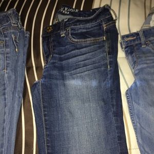 Blue washed America eagle jeans